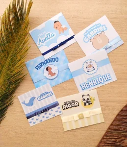 convites para chás de bebê