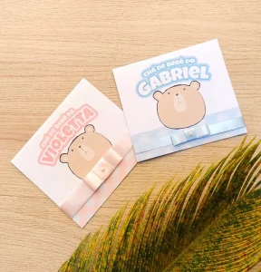 Convites tema ursinhos