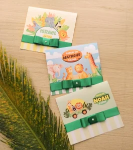 Convites de tema safari